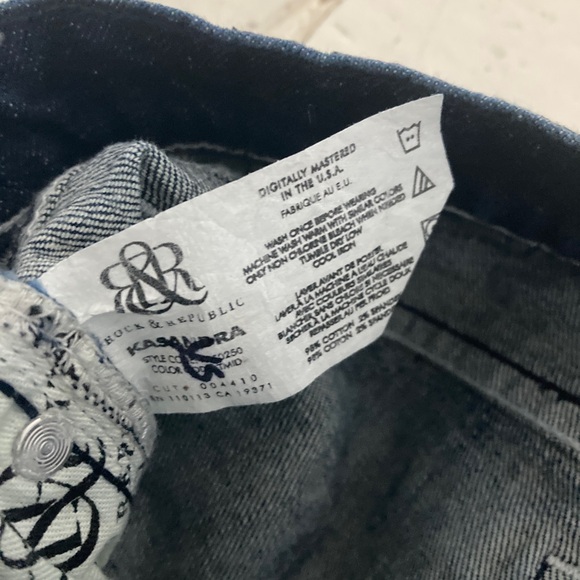 Rock & Republic new nwot kasandra jeans bootcut low rise flare - Picture 3 of 9